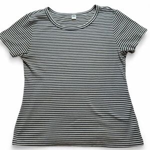 Old Navy Striped Ribbed Tee – Women’s L
